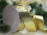 Weihnachtsband Goldband