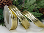 Weihnachtsband Goldband