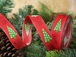 X Mas Trees - Dekoband
